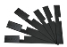 CF Палочка для размешивания красок черная (20 см)